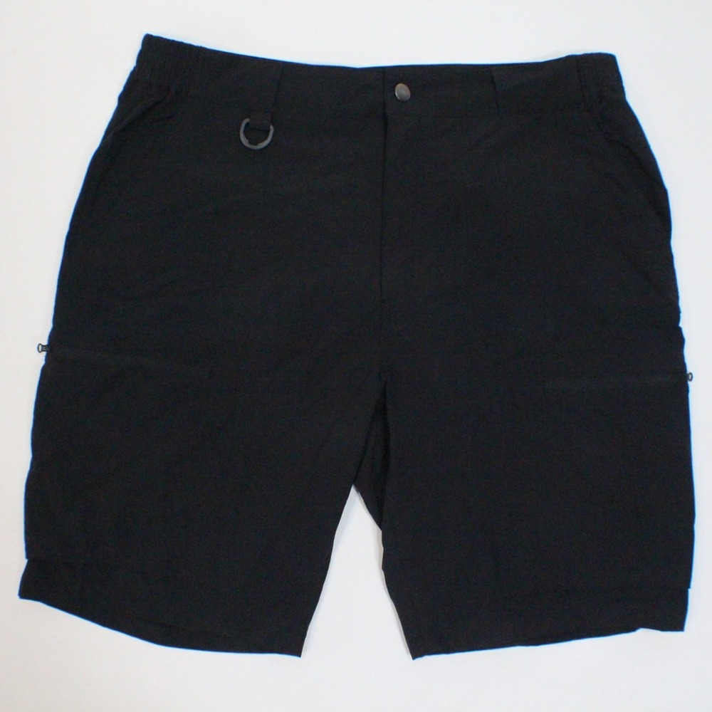 Free Soldier Men's 38 Lightweight Quick-Dry Cargo Hiking Shorts Black